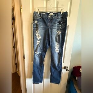 Torrid Distressed Skinny Jeans